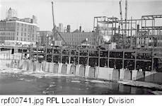 Construction of Rundel Building.