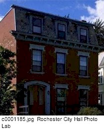 A mansard roof.