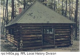 Log Shelter, Durand-Eastman Park.