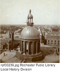 Dome, Second Monroe County Courthouse.