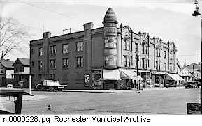 Rochester apartment house.