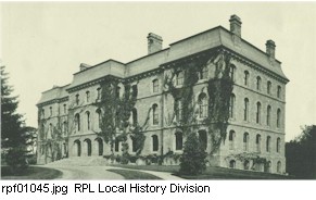 Anderson Hall, University of Rochester, Rochester, Built circa 1861.