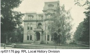 Frederick Cook House,Rochester, Built circa 1876.